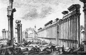 The ruins of Palmyra a cura di Robert Wood e di James Dawkins, edito nel 1753