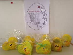 Lavoretti pasquali realizzati dagli alunni della IV A, scuola primaria, plesso Sant'Eligio